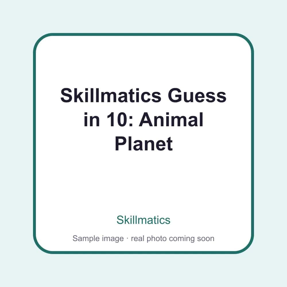 Skillmatics Guess in 10: Animal Planet