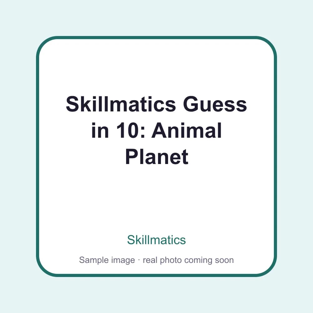 Skillmatics Guess in 10: Animal Planet
